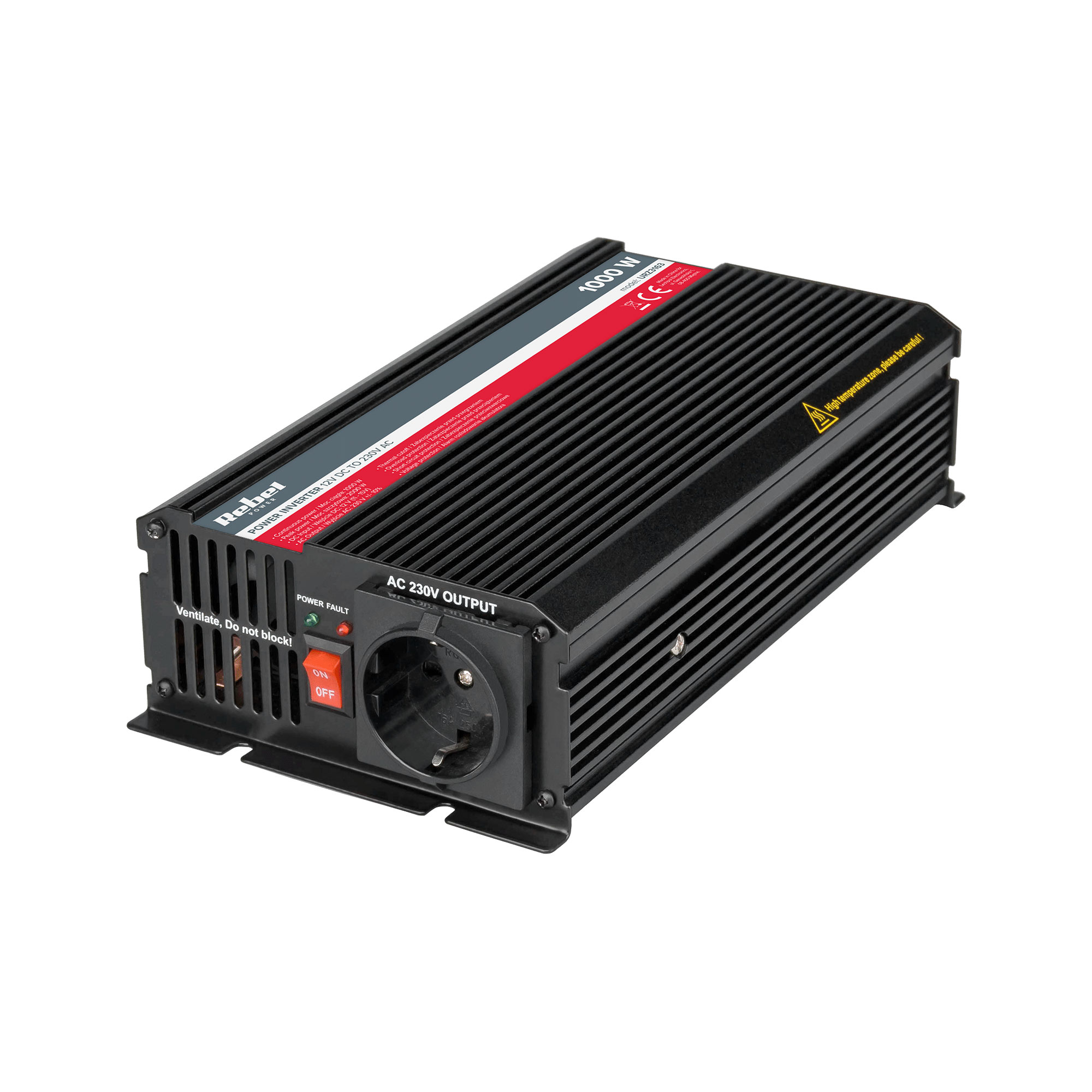Inverter 12V σε AC 220V 1000W - SCAX Inverter 12V σε AC 220V 1000W - SCAX