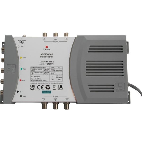 Triax πολυδιακόπτης TMS/CKR 5x6 S - SCAX