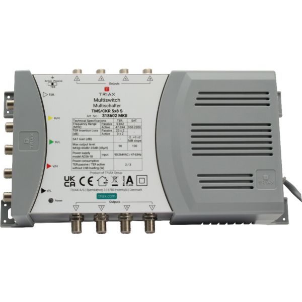 Triax πολυδιακόπτης TMS/CKR 5x8 S - SCAX