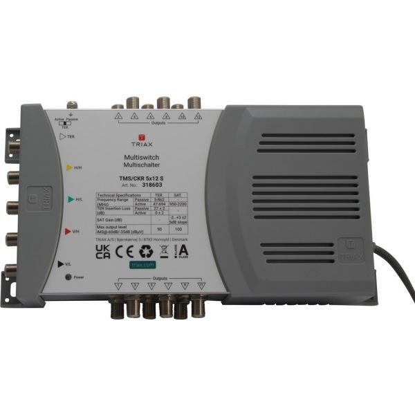 Triax πολυδιακόπτης TMS/CKR 5x12 S - SCAX