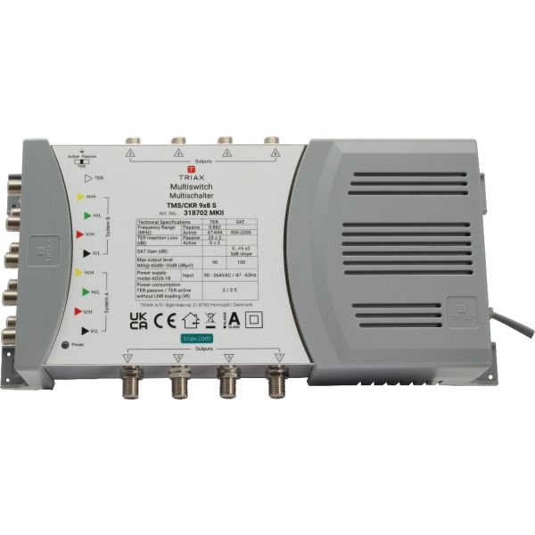 Triax πολυδιακόπτης TMS/CKR 9x8 S - SCAX