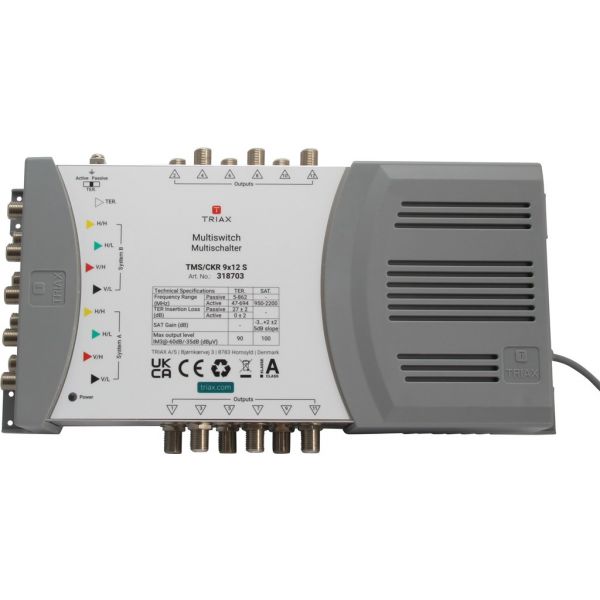 Triax πολυδιακόπτης TMS/CKR 9x12 S - SCAX