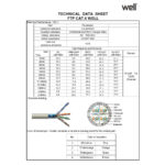 FTP CAT-6 305m Μονόκλωνο Χαλκός Pull Out Box Well FTP6-CU-305-WL - Image 3