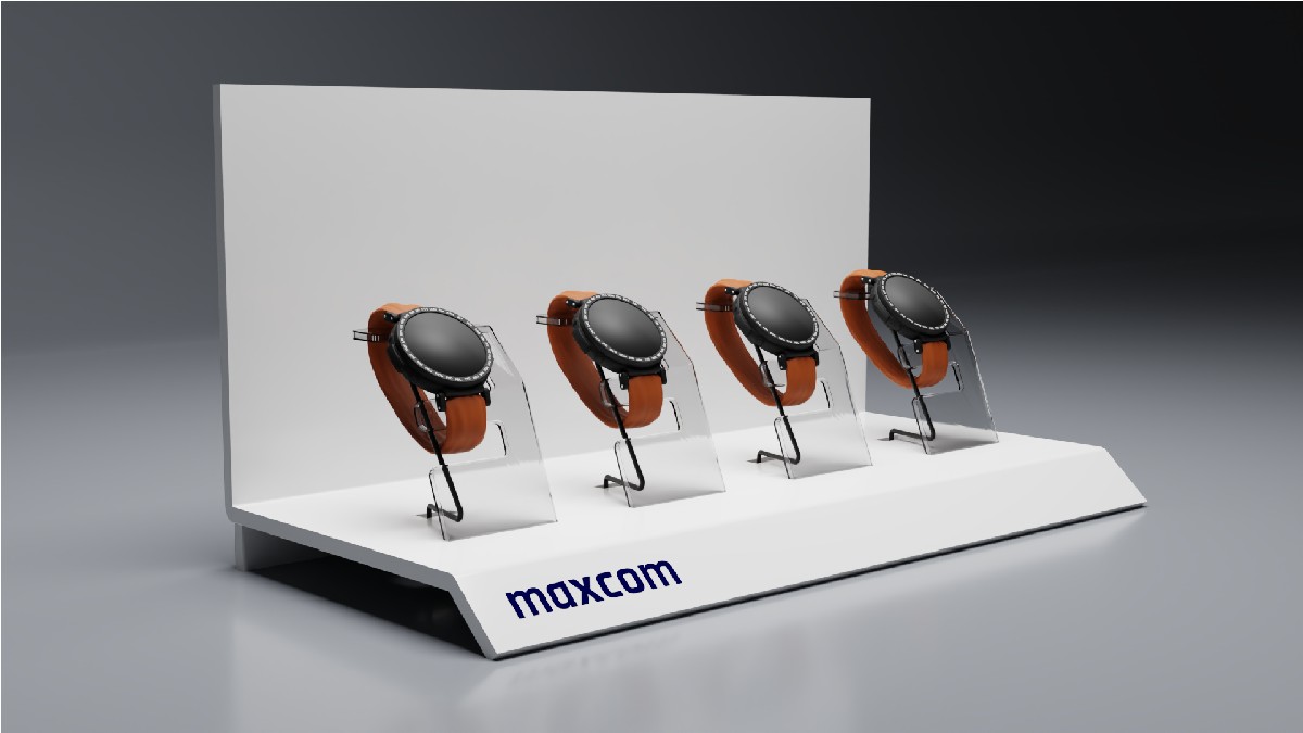 Stand Maxcom Επιτραπέζιο για Smartwatch 5 Θέσεων 38x17x19 cm - SCAX Stand Maxcom Επιτραπέζιο για Smartwatch 5 Θέσεων 38x17x19 cm - SCAX