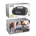 Φορητό Ηχείο Wireless Hoco HA3 Drum TWS BT 5.0 4000mAh 2x10W με USB Micro SD και Ενσύρματο Μικρόφωνο Μαύρο - Image 2