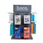 Stand Hoco Επιτραπέζιο Desk HN20 Τετραπλή Περιστρεφόμενη Προβολή Σιδερένια Γκρι (350x350x597mm) - Image 2