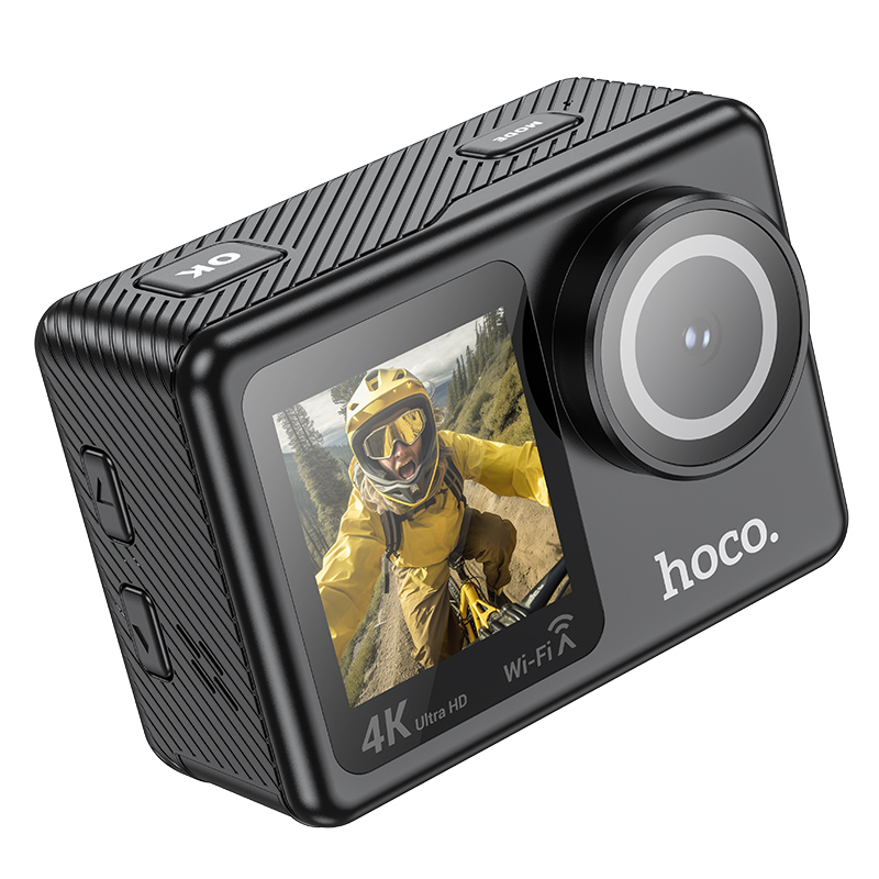 Sports Camera  Hoco DV101 2160p/30fps 4K 30M Waterproof (με Θήκη) και Wifi - SCAX