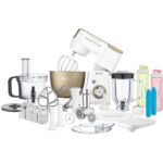 Κουζινομηχανή 8 Ταχυτήτων 6 in 1 4.5lt 1000W Sencor STM 4467CH Λευκό/Χρυσό - SCAX