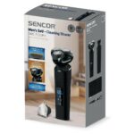 Επαναφορτιζόμενη Ξυριστική Μηχανή με Οθόνη Led Direct Drive IPX5 Sencor SMS 7000BK Μαύρη - Image 2