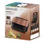 Τοστιέρα με 4 Αποσπώμενες Πλάκες CoolTouch Sencor SSM 9976GD Χρυσό - Image 2