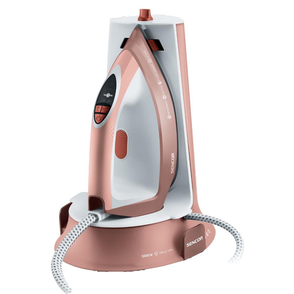 Σύστημα σιδερώματος Smart Display 140 g/min 3200W Sencor SSI 0910RS Λευκό/Ροζ - SCAX