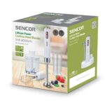 Επαναφορτιζόμενο Ραβδομπλέντερ 3 σε1 με Ανοξείδωτη Ράβδο 200W USB-C Sencor SHB 9000WH Λευκό/Ροζ - Image 2