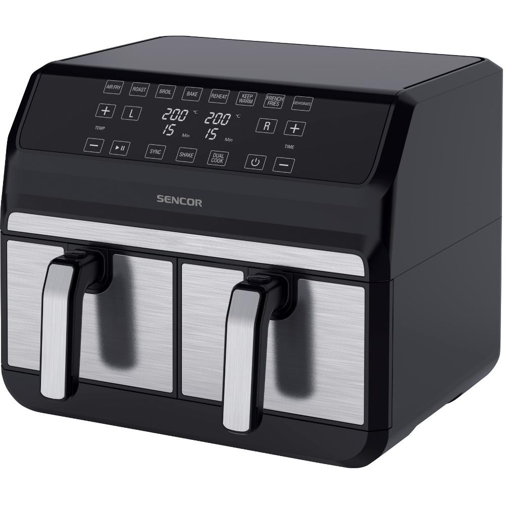 Φριτέζα Αέρος 2x4lt 1700W Touch LED Sencor SFR 9500SS - SCAX