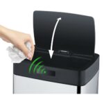 Κάδος Απορριμμάτων από Ανοξείδωτο Ατσάλι με Φωτοκύτταρο 45lt SENSOR Lamart LT8044 Ασημί/Μαύρο - Image 2