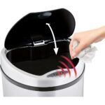 Κάδος Απορριμμάτων Lamart LT8045 απο Ανοξείδωτο Χάλυβα 58lt με Αισθητήρα - Image 2