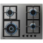 Εντοιχιζόμενη Ανοξείδωτη Εστία Γκαζιού TEKA Αυτόνομη 4 Ζώνες 60cm EFX 60.1 4G AI AL DR CI Ασημί 112610048 - Image 2