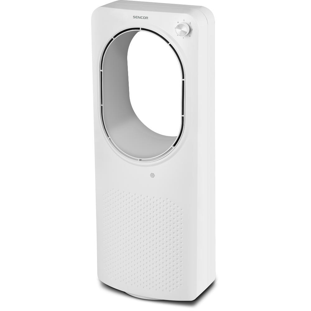 Ανεμιστήρας Δαπέδου Sencor SFT 2403WH Χωρίς Πτερύγια 3 Ταχυτήτων 24''  Λευκός - SCAX