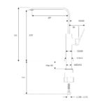 Μπαταρία Νεροχύτη Inox TEKA Περιστρεφόμενη Easy-Quick FOT 994 3/8”-1/2”TOTAL 116030029 - Image 2