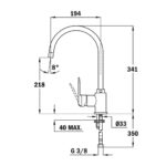 Μπαταρία Νεροχύτη Inox TEKA Περιστρεφόμενη IN 995 1/2’’EASY 53991512 - Image 2