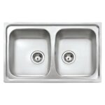 Νεροχύτης Inox TEKA 2 Γούρνες  για Ένθετη Τοποθέτηση 79x50cm STARBRIGHT 80 EASY 115050003 - SCAX