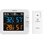 Μετεωρολογικός Σταθμός -  Ρολόϊ - Ξυπνητήρι Sencor SWS 8600 με Ασύρματο Αισθητήρα και LCD Οθόνη - SCAX