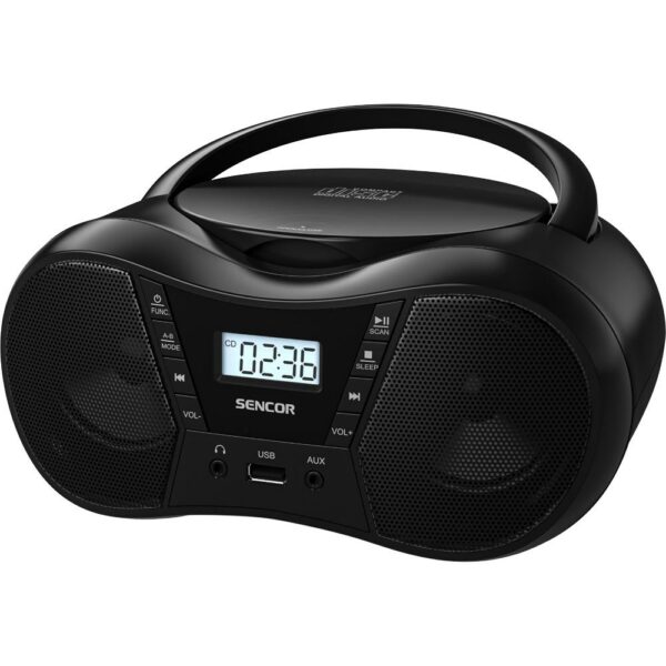 Ασύρματο ΡαδιοCD Sencor SPT 2300 BK με CD/MP3/USB/BT 5.1  4W - SCAX