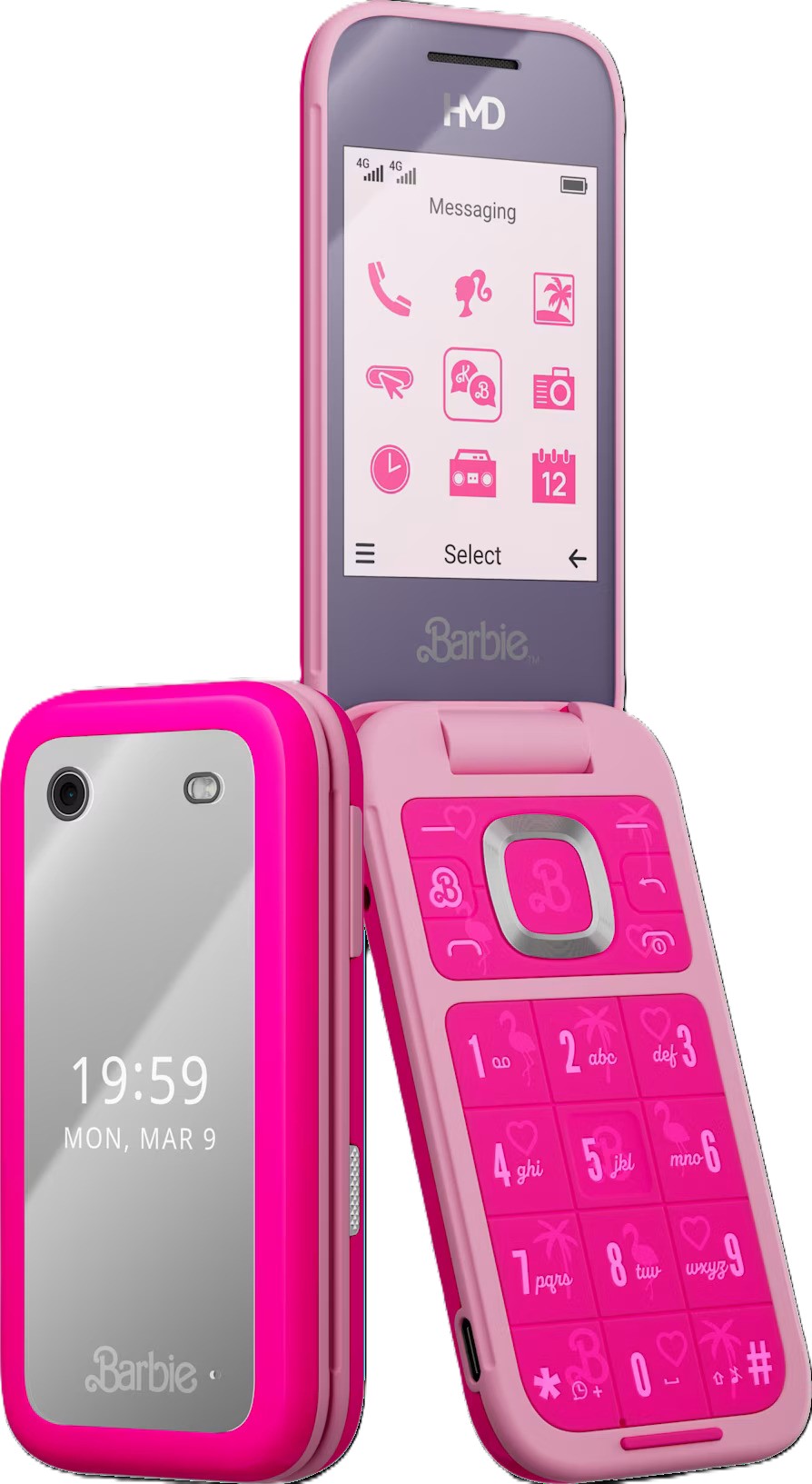 HMD Barbie Phone TA-1681 Dual Sim 4G 2.8" 1450 mAh Ροζ GR - SCAX