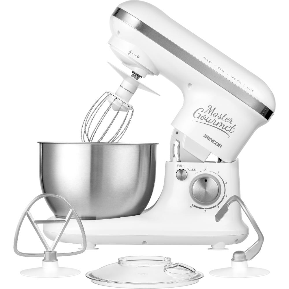 Κουζινομηχανή 6 Ταχυτήτων 4lt 600W Sencor STM 3620WH Λευκή - SCAX