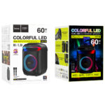 Φορητό Ηχείο Wireless Hoco HA13 Ramon TWS BT V5.4 60W 4000mAh USB 3.5mm Micro SD με Αασύρματα Μικρόφωνα και Φωτισμό - Image 2