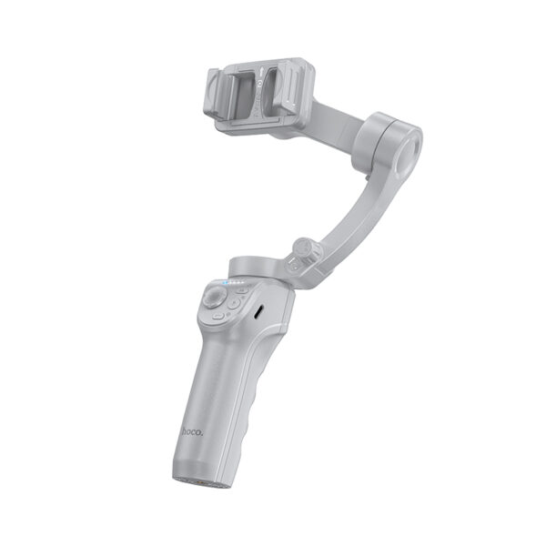 Gimbal Hoco K24 για Συσκευές 4.5"- 7" 3600mAh V5.2 με Σταθεροποιητή 3 Αξόνων Γκρι - SCAX