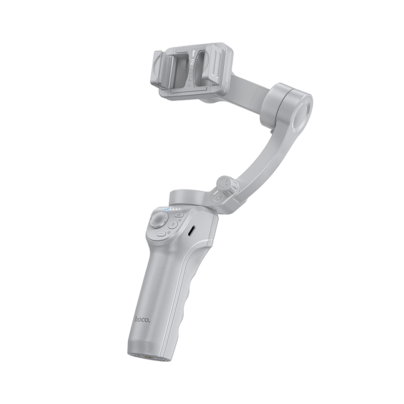 Gimbal Hoco K24 για Συσκευές 4.5"- 7" 3600mAh V5.2 με Σταθεροποιητή 3 Αξόνων Γκρι - SCAX