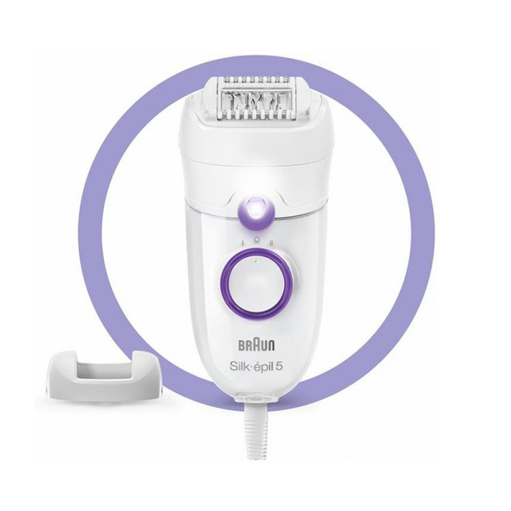 Μηχανή Αποτρίχωσης Braun Silk-Epil SE5-505P Κατάλληλη για Πόδια και για Σώμα - SCAX Μηχανή Αποτρίχωσης Braun Silk-Epil SE5-505P Κατάλληλη για Πόδια και για Σώμα - SCAX