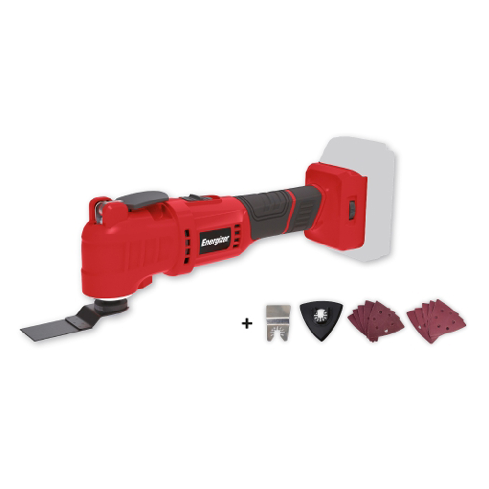 Energizer 3MT08 Επαναφορτιζόμενο Παλινδρομικό Πολυεργαλείο 20V 6 Ταχυτήτων + Έξτρα Κοπτικά Αξεσουάρ - SCAX