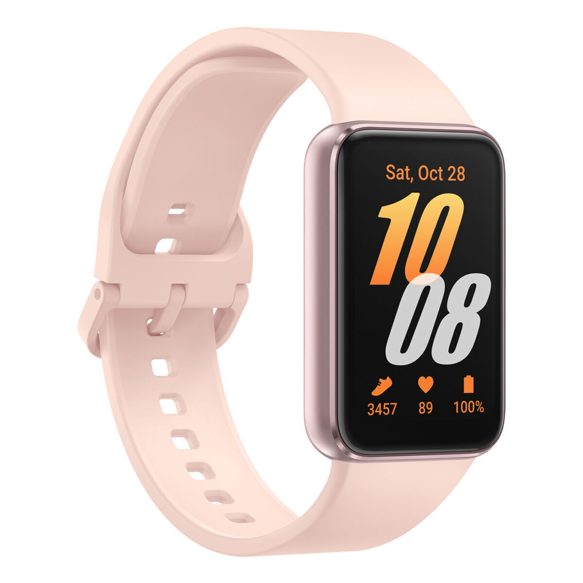 Smartwatch Samsung Galaxy Fit3 R390 Activity Tracker 1.6" AMOLED IP68 Pink Gold - SCAX