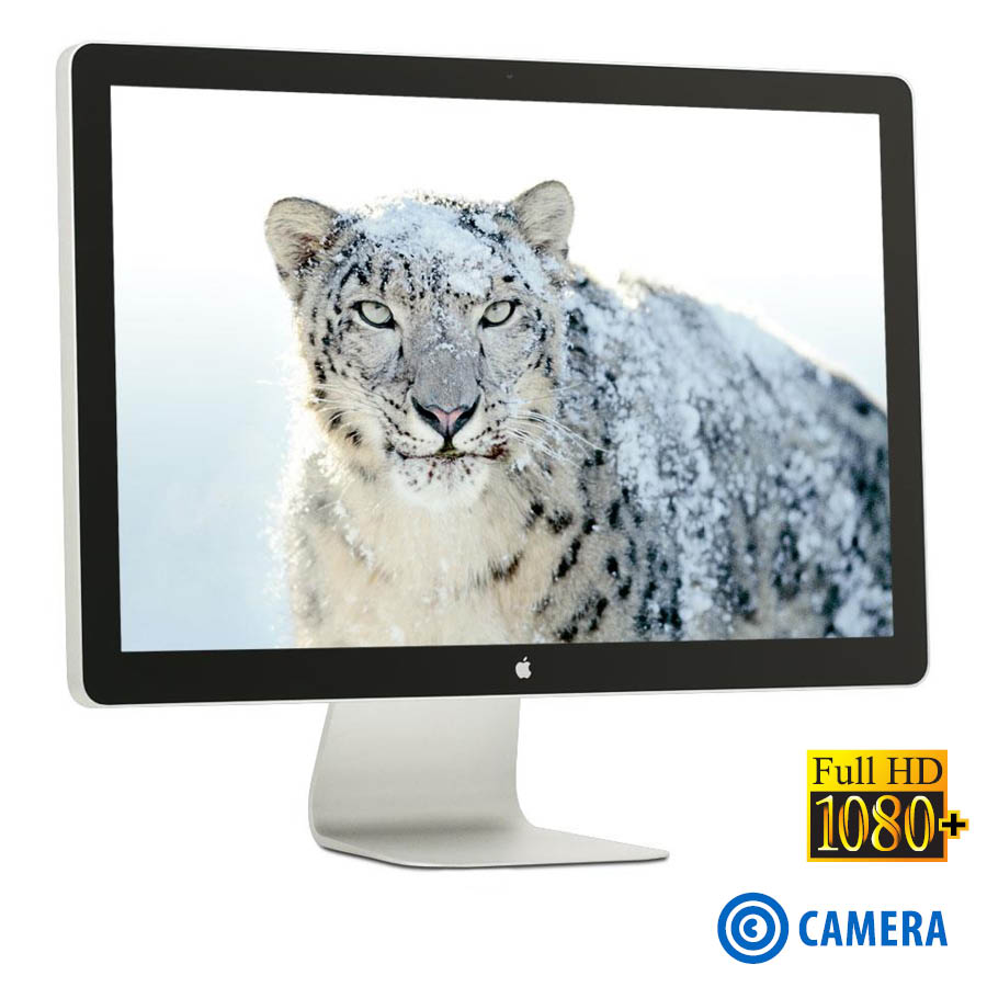 Used Monitor Cinema Display TFT/Apple/24"/1920x1200/Silver/Black/Camera/Mini DisplayPort - SCAX Used Monitor Cinema Display TFT/Apple/24"/1920x1200/Silver/Black/Camera/Mini DisplayPort - SCAX