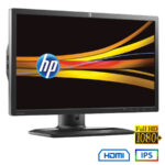 Used (A-) Monitor ZR2440w IPS LED/HP/24\"FHD/1920x1200/Wide/Black/Grade A-/DVI-D & DP & HDMI & USB HU - SCAX