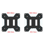 Βάση Οθόνης διπλή γραφείου 17- 27 μαύρη W020 - Image 3