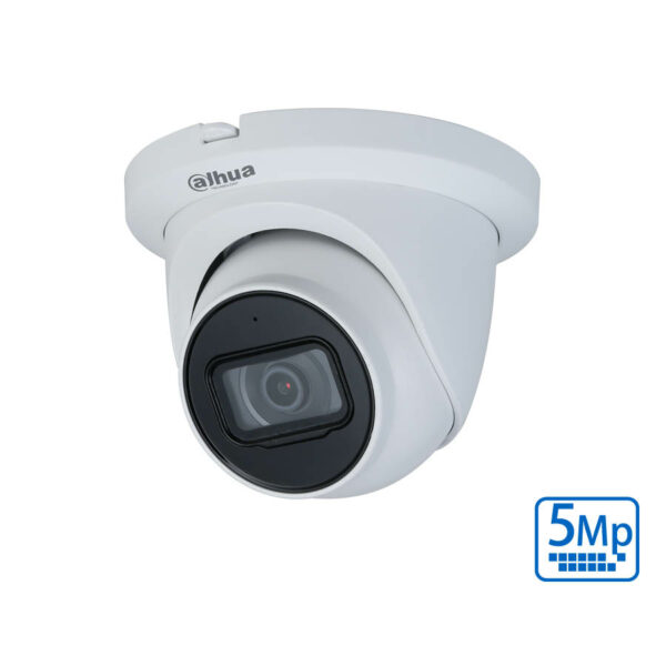 CCTV Dome HDCVI Κάμερα 5MP Starlight Quick-to-install IR Eyeball 2.8mm DAHUA HAC-HDW1500T - SCAX