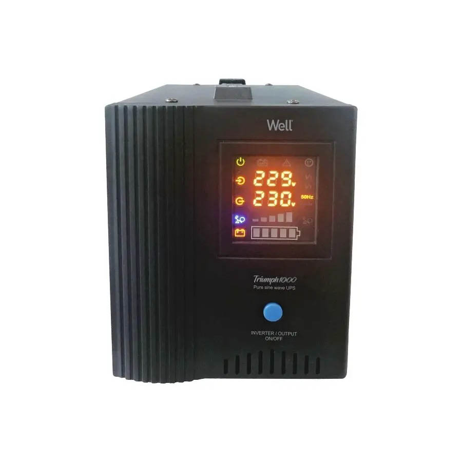 UPS για κυκλοφορητές 230V 1000VA/700W Well UPS-HEATST-TRIUMPH1000VA-WL - SCAX UPS για κυκλοφορητές 230V 1000VA/700W Well UPS-HEATST-TRIUMPH1000VA-WL - SCAX