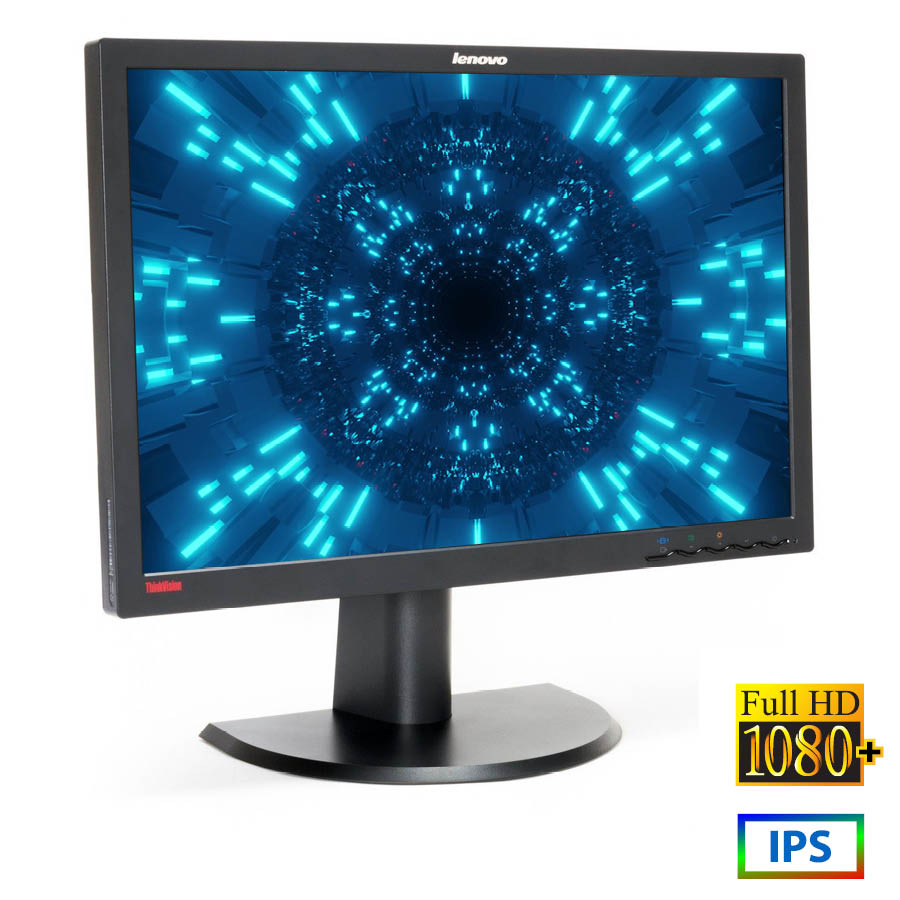 Used (A-) Monitor LT2452pwc IPS LED/Lenovo /24``FHD/1920x1200/Wide/Black/Grade A-/D-SUB & DVI-D & DP - SCAX Used (A-) Monitor LT2452pwc IPS LED/Lenovo /24``FHD/1920x1200/Wide/Black/Grade A-/D-SUB & DVI-D & DP - SCAX