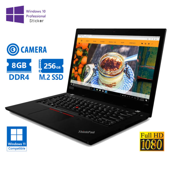 Lenovo ThinkPad L490 i5-8265U/14``FHD/8GB DDR4/256GB M.2 SSD/No ODD/Camera/10P Grade A Refurbished L - SCAX