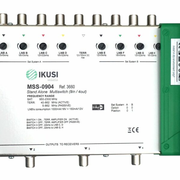 Πολυδιακόπτης IKUSI Standalone 9x4 MTSW MSS-0904 - SCAX
