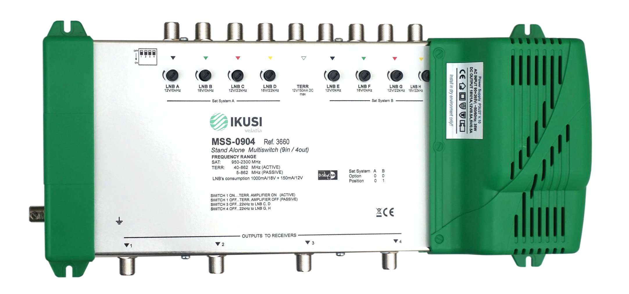 Πολυδιακόπτης IKUSI Standalone 9x4 MTSW MSS-0904 - SCAX Πολυδιακόπτης IKUSI Standalone 9x4 MTSW MSS-0904 - SCAX