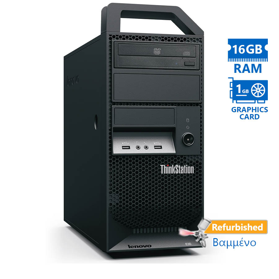 Lenovo Thinkstation E31 Tower Xeon E3-1220v2/16GB DDR3/500GB/Nvidia 1GB/DVD/7P Grade A+ Workstation - SCAX Lenovo Thinkstation E31 Tower Xeon E3-1220v2/16GB DDR3/500GB/Nvidia 1GB/DVD/7P Grade A+ Workstation - SCAX