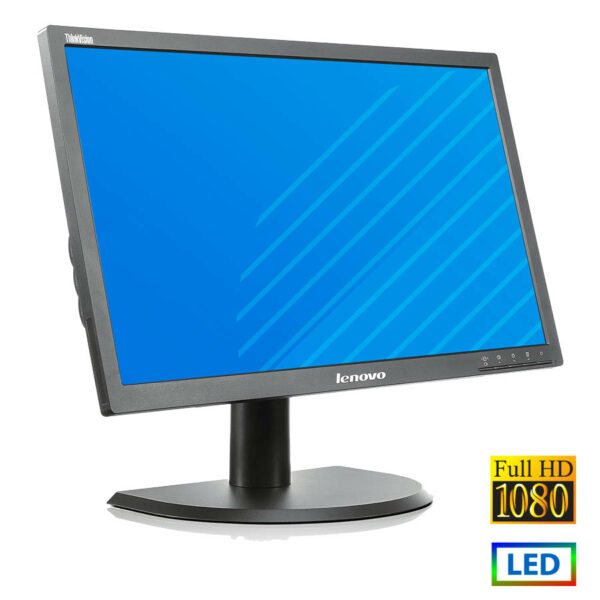 Used (A-) Monitor LT2323p LED/Lenovo/23\"FHD/1920x1080/Wide/Black/Grade A-/D-SUB & DVI-D & DP & USB H - SCAX