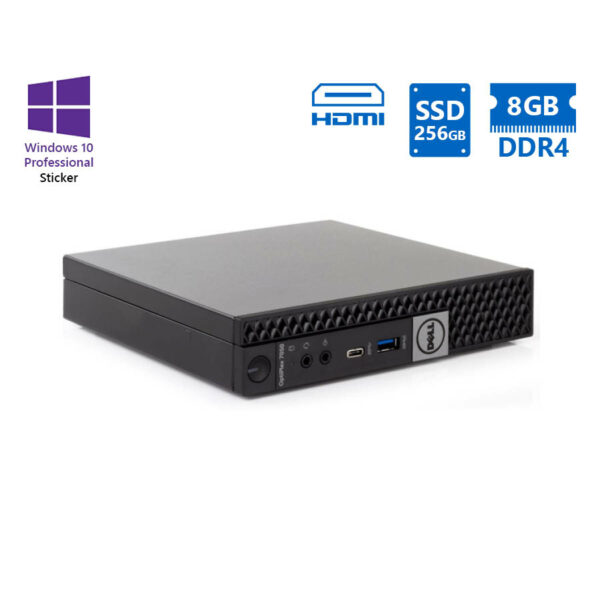 Dell Optiplex 7050 DM i5-6500T/8GB DDR4/256GB SSD/No ODD/10P Grade A Refurbished PC - SCAX
