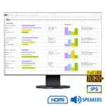Used (A-) Monitor FlexScan EV2456 IPS LED/Eizo/24``FHD/1920x1200/Wide/Black/w/Sreakers/Grade A-/D-SU - SCAX