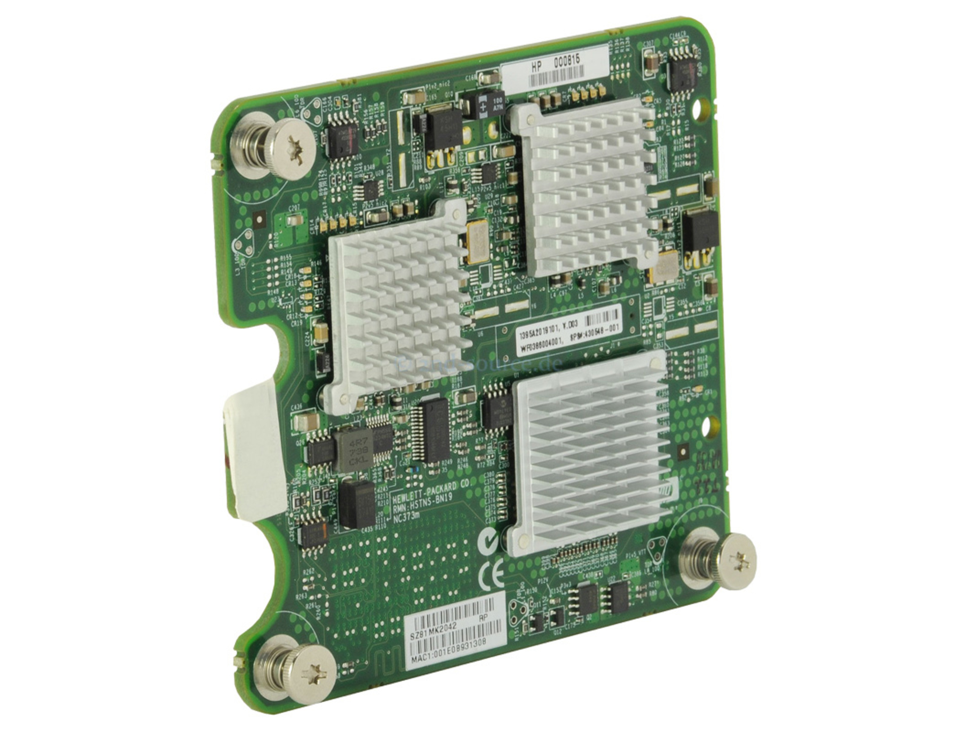 BLADE NIC ETH HP NC373M DUAL PORT 1GB MEZZANINE CARD Refurbished