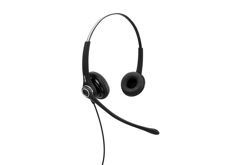 IP PHONE HEADSET AXTEL PRO DUO NC WB AXH 1400 1000 PROD QD PLUG Refurbished