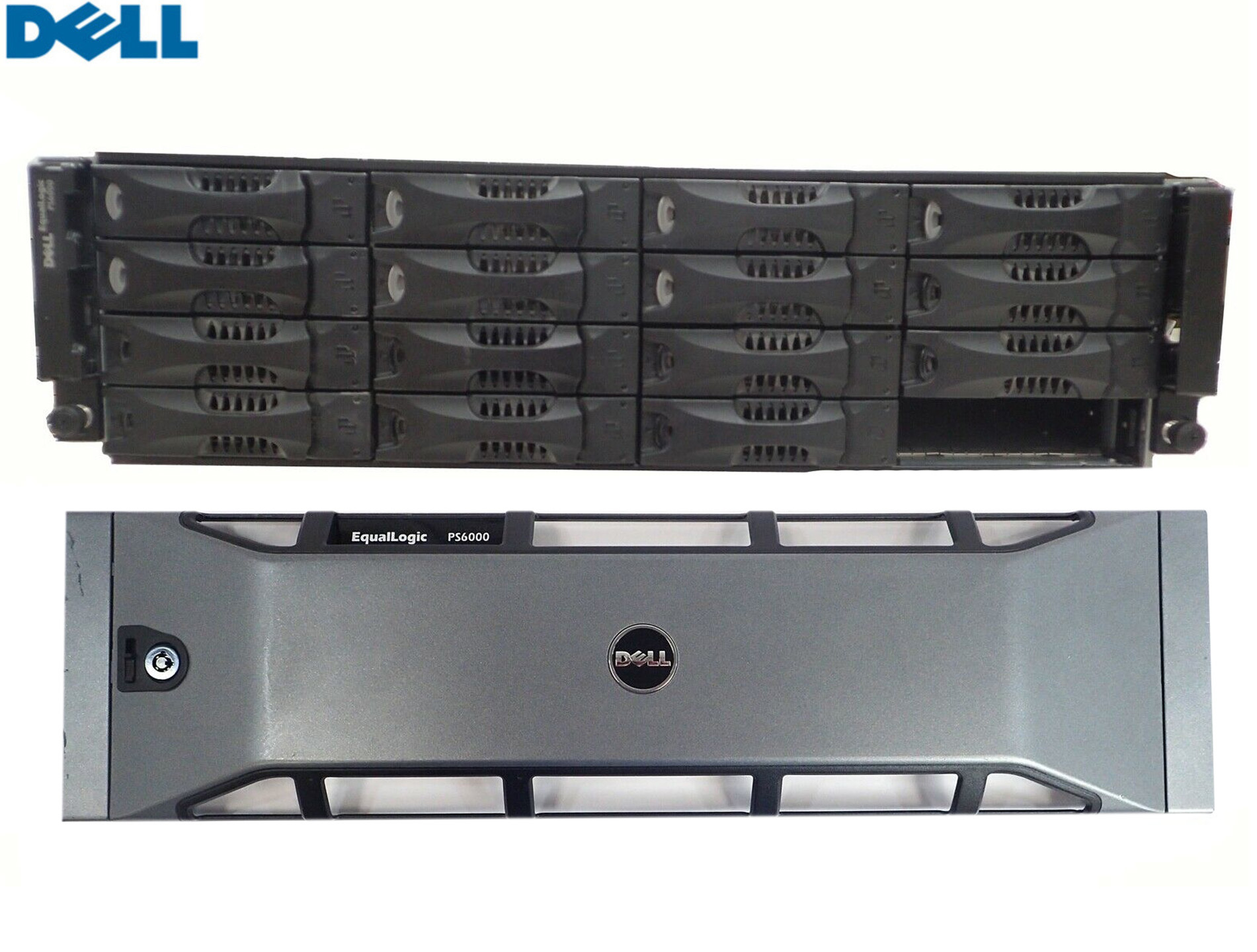 STORAGE DELL EQUALLOGIC PS6000 16xLFF DAC 2xPSU 8xiSCSI 1Gbe Refurbished